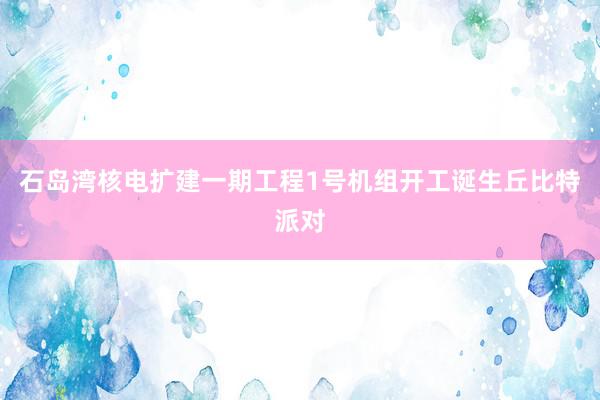 石岛湾核电扩建一期工程1号机组开工诞生丘比特派对