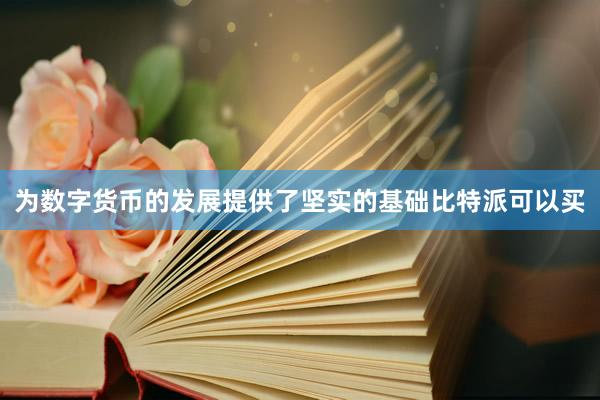 为数字货币的发展提供了坚实的基础比特派可以买