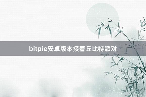 bitpie安卓版本接着丘比特派对