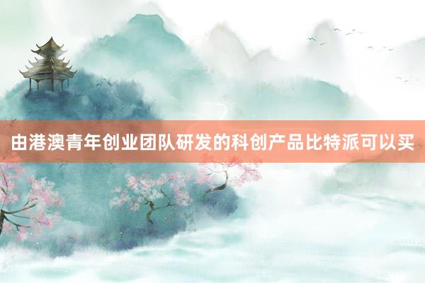 由港澳青年创业团队研发的科创产品比特派可以买